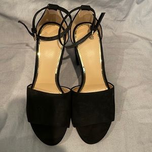H&M Wedge Block Sandal Heels Size 8
